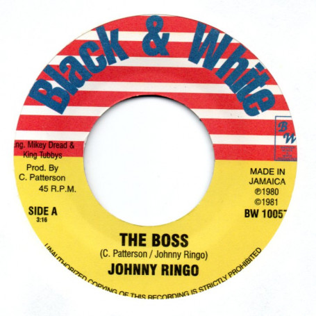 (7") JOHNNY RINGO - THE BOSS / KING TUBBYS - BILLBOARD SKANK
