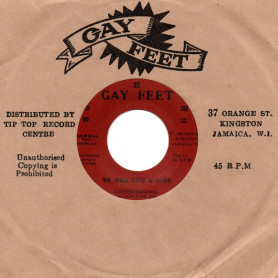 (7") CARLTON MANNING - WE WILL LIVE & LOVE / THE SOUL LADS - I AM YOURS FOREVER