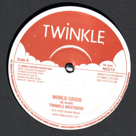 (12") TWINKLE BROTHERS - WORLD CRISIS / DECLARATION OF RIGHTS