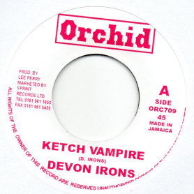 (7") DEVON IRONS - KETCH VAMPIRE / THE UPSETTERS - KETCH A DUB