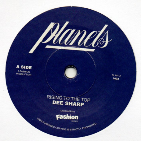 (7") DEE SHARP - RISING TO THE TOP / FASHION ALL STARS - GIVE IT ALL YOU GOT