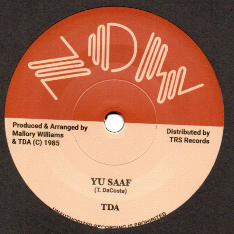 (7") TDA - YU SAAF / VERSION