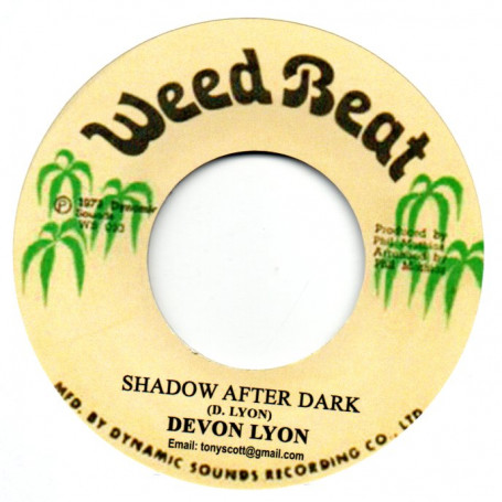 (7") DEVON LYON - SHADOW AFTER DARK / SAXS IN DUB