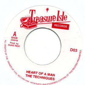 (7") THE TECHNIQUES - HEART OF A MAN / THE MELODIANS - LET'S JOIN TOGETHER