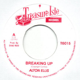 (7") ALTON ELLIS - BREAKING UP / WALL STREET SHUFFLE