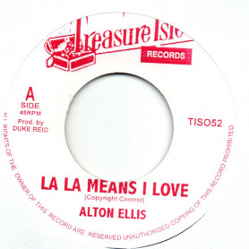 (7") ALTON ELLIS - LA LA MEANS I LOVE / THE MELODIANS - PASSION LOVE