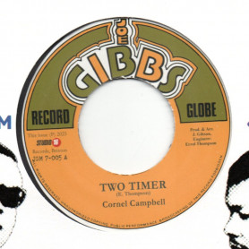 (7") CORNELL CAMPBELL - TWO TIMER / JOE GIBBS & THE PROFESSIONALS - CHATTER BOX