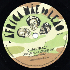 (7") SHADES OF BLACK - CONSPIRACY / CONSPIRACY DUB