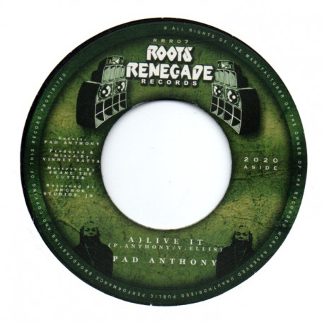 (7") PAD ANTHONY - LIVE IT / LIVE IT INSTRUMENTAL