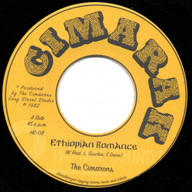 (7") THE CIMARONS - ETHIOPIAN ROMANCE / J. CLERGUE & E. GENTET - ABYSSINIAN DANCE