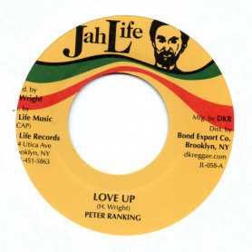 (7") PETER RANKING - LOVE UP / JAH LIFE - DUB UP