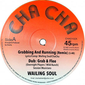 (12") WAILING SOULS - GRABBING AND RUNNING / DUB
