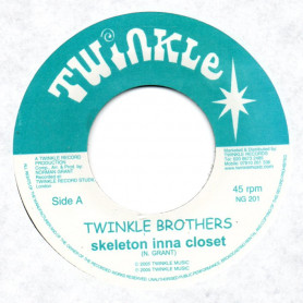 (7") TWINKLE BROTHERS - SKELETON INNA CLOSET / SKELETON DUB