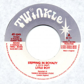(7") LITTLE ROY - STEPPING IN ROYALTY / DUB