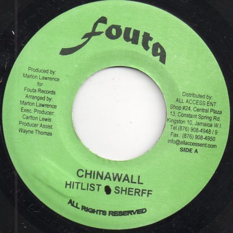 (7") HITLIST SHERFF - CHINAWALL / KRISTIN OLSSON & HITLIST - LEAD ME ON