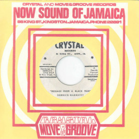 (7") DERRICK HARRIOTT - MESSAGE FROM A BLACK MAN / THE CHOSEN FEW - GOING BACK HOME