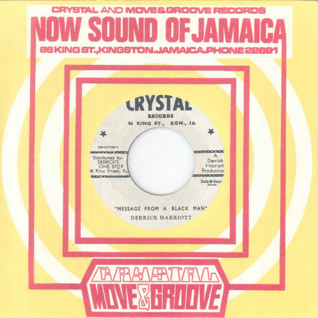 (7") DERRICK HARRIOTT - MESSAGE FROM A BLACK MAN / THE CHOSEN FEW - GOING BACK HOME
