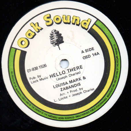 (12") LOUISA MARK & ZABANDIS - HELLO THERE / WHERE IS THAT DUB