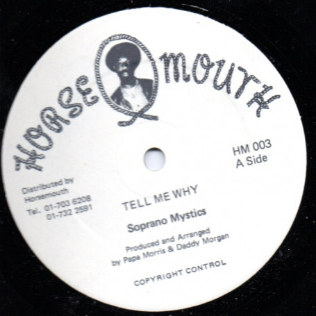 (12") SOPRANO MYSTICS - TELL ME WHY / CLEAN UP WOMAN