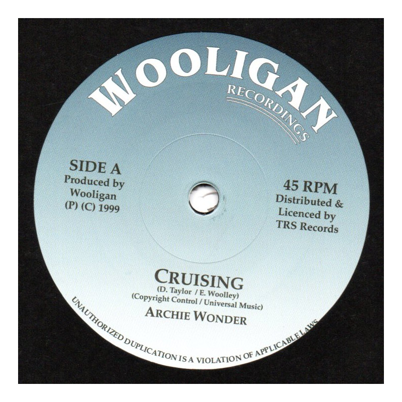 7” Archie Wonder / Mind Searcher Cruising / Version WOOL707 WOOLIGAN RECORDINGS /00080 7