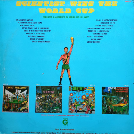 LP) SCIENTIST - WINS THE WORLD CUP (THE FINAL KING TUBBY'S SESSION)