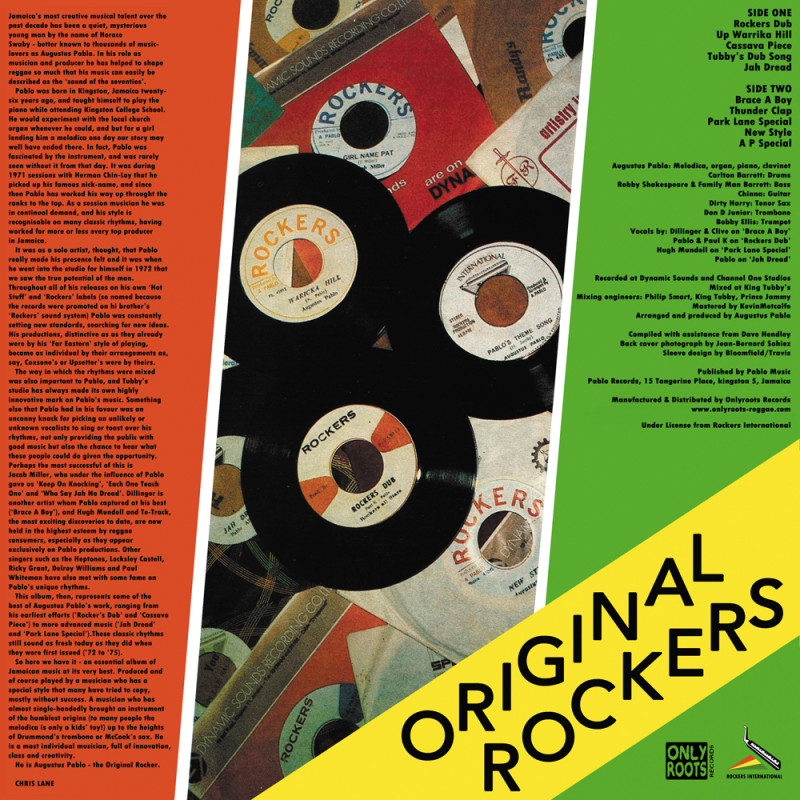 LP) AUGUSTUS PABLO - ORIGINAL ROCKERS