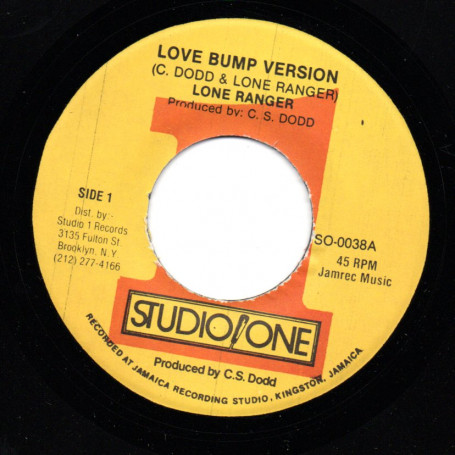 (7") LONE RANGER - LOVE BUMP VERSION / LONE RANGER & BRENTFORD ALLSTARS - LOVE BUMP VERSION