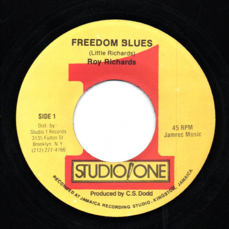 (7") ROY RICHARDS - FREEDOM BLUES / SOUND DIMENSION - FREEDOM VERSION