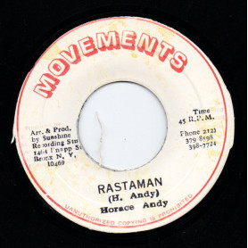 (7") HORACE ANDY - RASTAMAN / SUNSHINE ALL STARS - RAS MAN