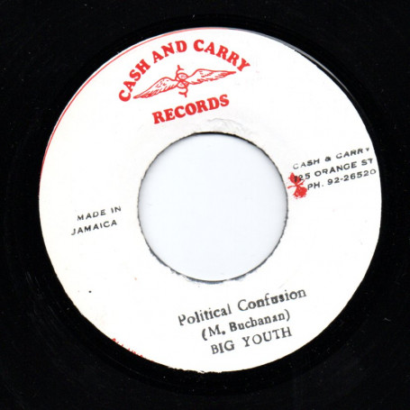 (7") BIG YOUTH - POLITICAL CONFUSION / THE JEWELS - LOVE & LIVITY VERSION