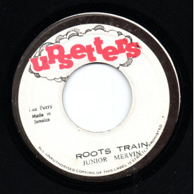 (7") JUNIOR MERVIN - ROOTS TRAIN / THE UPSETTERS - VERSION