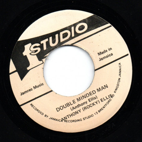 (7") ANTHONY ROCKY ELLIS - DOUBLE MINDED MAN / SOUND DIMENSIONS - DOUBLE MINDED VERSION