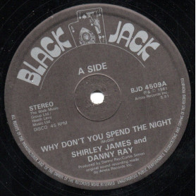 (12") SHIRLEY JAMES & DANNY RED - WHY DON'T YOU SPEND THE NIGHT / BJ21 - NIGHT IN DUB
