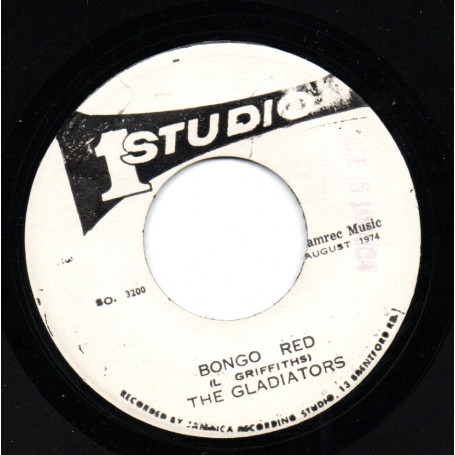 (7") THE GLADIATORS - BONGO RED / GLADIATORS BAND - BONGO VERSION