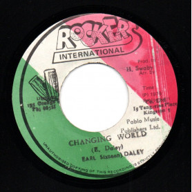 (7") EARL SIXTEEN DALEY - CHANGING WORLD / VERSION