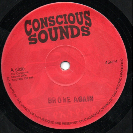 (12") KING GENERAL - BROKE AGAIN / IDREN REALITY - CRUCIAL & MIGHTY