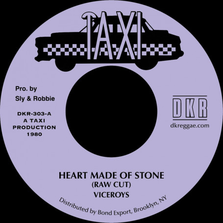 (7") VICEROYS - HEART MADE OF STONE (RAW CUT) / SLY & ROBBIE - RAW DUB