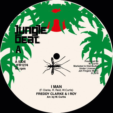 (12") FREDDIE CLARKE & I ROY - I MAN / TROUBLES