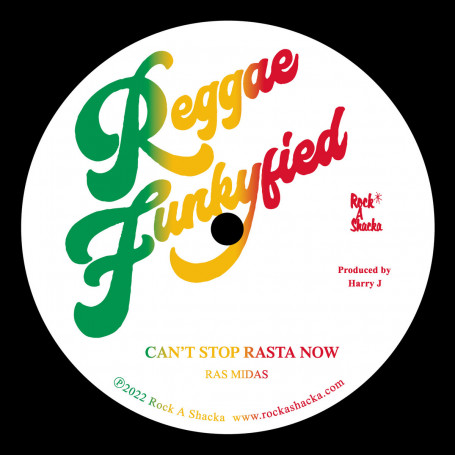 (7") RAS MIDAS - CAN'T STOP RASTAMAN NOW / VERSION
