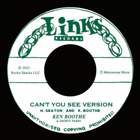 (7") KEN BOOTHE & SHORTY PERRY - CAN'T YOU SEE VERSION / THE GAYLADS - AREN'T YOU THE GUY