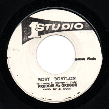 (7") FREDDIE MCGREGOR - BOBY BOBYLON / FREDDIE & SOUND DIMENSION - PART 2