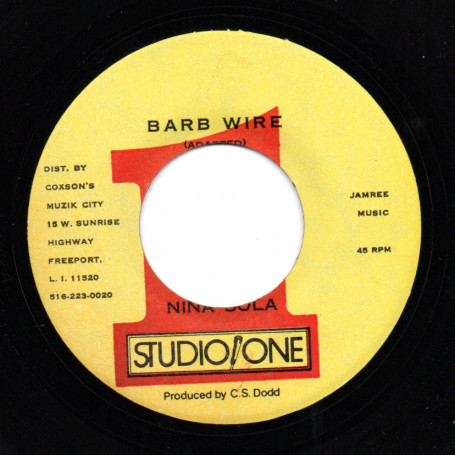 (7") NINA SOLA - BARB WIRE / NINA & THE SOUL DIMENSION - BARB WIRE VERSION