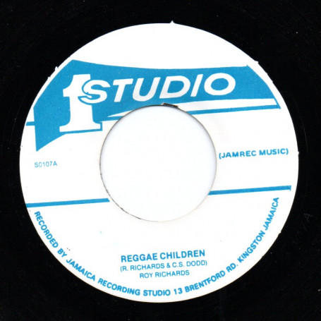 (7") ROY RICHARDS - REGGAE CHILDREN / SOUND DIMENSION BAND - REGGAE CHILDREN