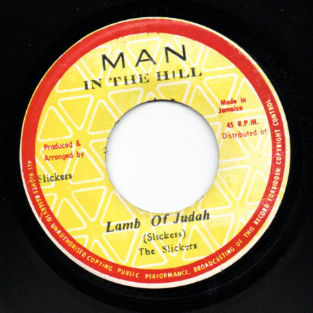 (7") THE SLICKERS - LAMB OF JUDAH / A CONGO A BONGO