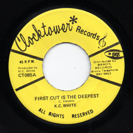 (7") K.C WHITE - FIRST CUT IS THE DEEPEST / SOUL SYNDICATE - DEEPEST EPISODE