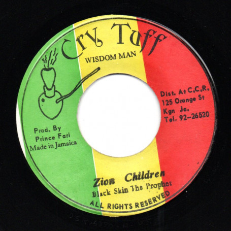 (7") BLACK SKIN THE PROPHET - ZION CHILDREN / VERSION