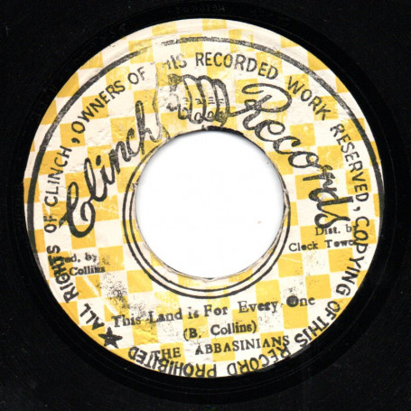 (7") THE ABBASINIANS - THIS LAND IS FOR EVERY ONE / VERSION