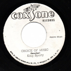 (7") KING SPORTY - CHOICE OF MUSIC / DUDLEY SIBLEY - HAVING A PARTY