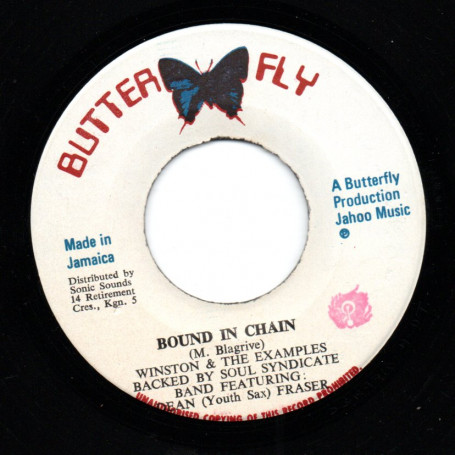 (7") WINSTON & THE EXAMPLES - BOUND IN CHAIN / BOUND DUB