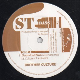 (12") BROTHER CULTURE - SOUND OF ZION / STEFANO ANTONIOL - STEP ONE